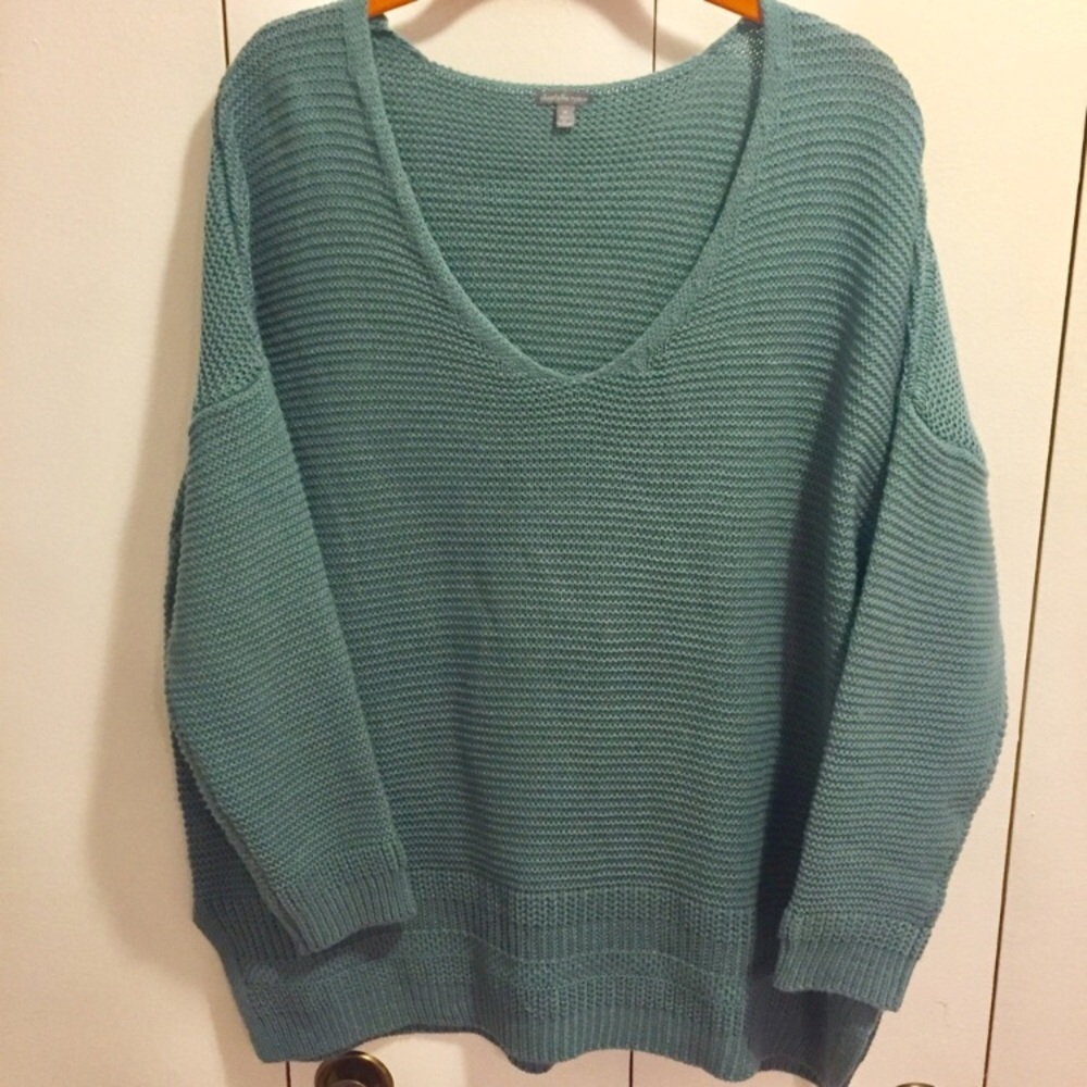Oversized knit sweater